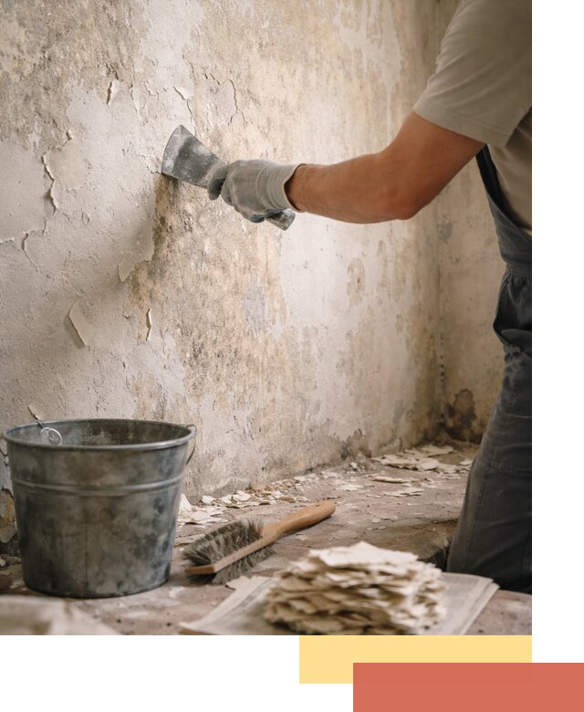 Удаление старой краски со стен в Верхнем Уфалее качественно и быстро