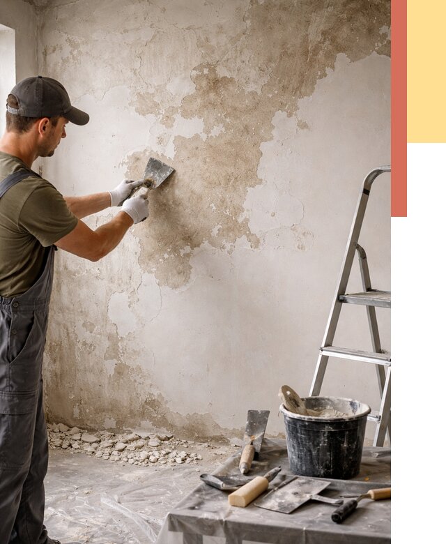 Снятие старой шпаклевки в Верхнем Уфалее от 1893 руб. — быстро и недорого | ОТДЕЛОЧНИК-Врф