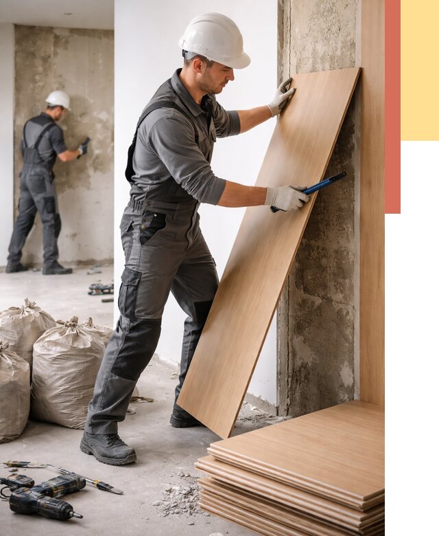 Демонтаж стеновых панелей в Верхнем Уфалее от 3582 руб. за м² быстро и недорого | ОТДЕЛОЧНИК-Врф