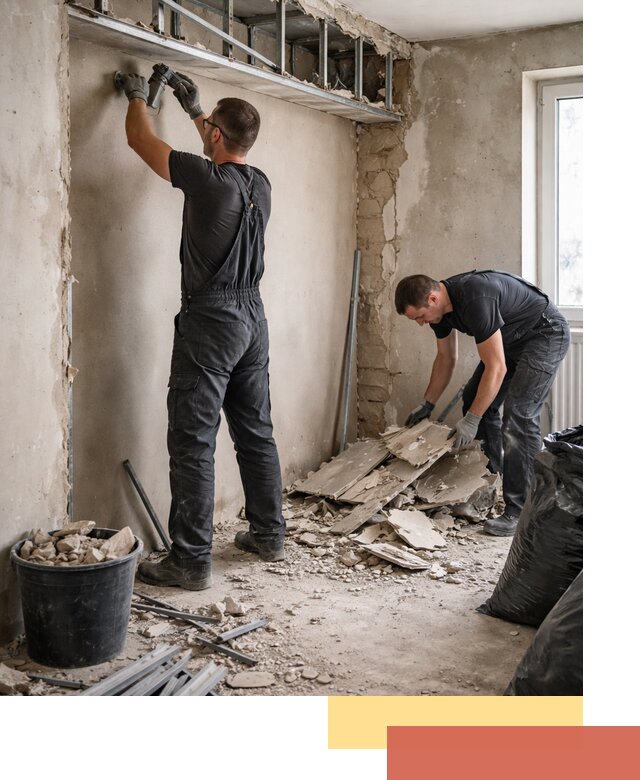 Демонтаж короба из гипсокартона в Верхнем Уфалее быстро и аккуратно