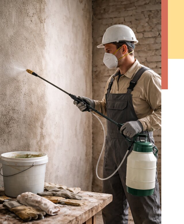 Антисептическая обработка стен в Верхнем Уфалее от 1228 руб. — быстро и недорого | ОТДЕЛОЧНИК-Врф