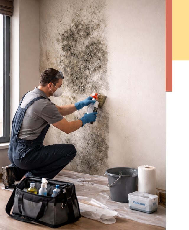 Удаление плесени со стен в Верхнем Уфалее от 2200 руб. — быстро и недорого | ОТДЕЛОЧНИК-Врф