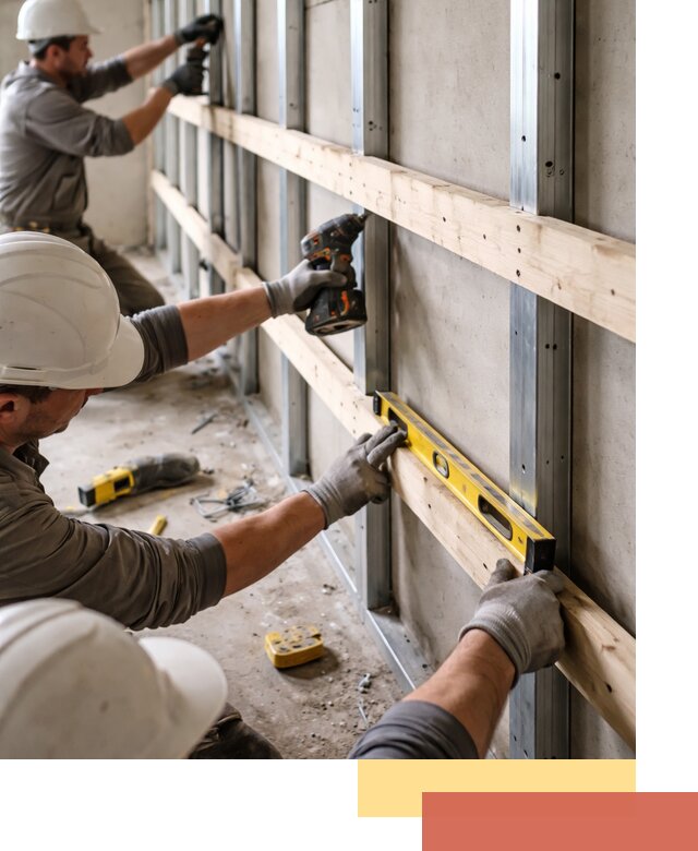 Устройство обрешетки под панели в Верхнем Уфалее