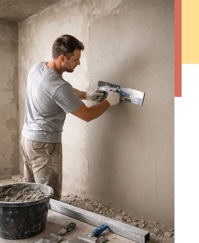 Штукатурка стен без маяков в Верхнем Уфалее от 7368 руб/м2 — услуги и цена | ОТДЕЛОЧНИК-Врф