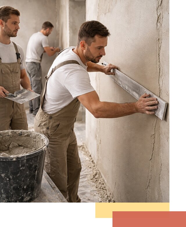 Штукатурка стен без маяков в Верхнем Уфалее быстро и качественно