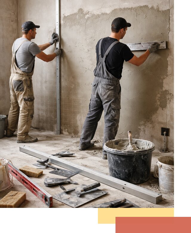 Профессиональная штукатурка стен под плитку в Верхнем Уфалее