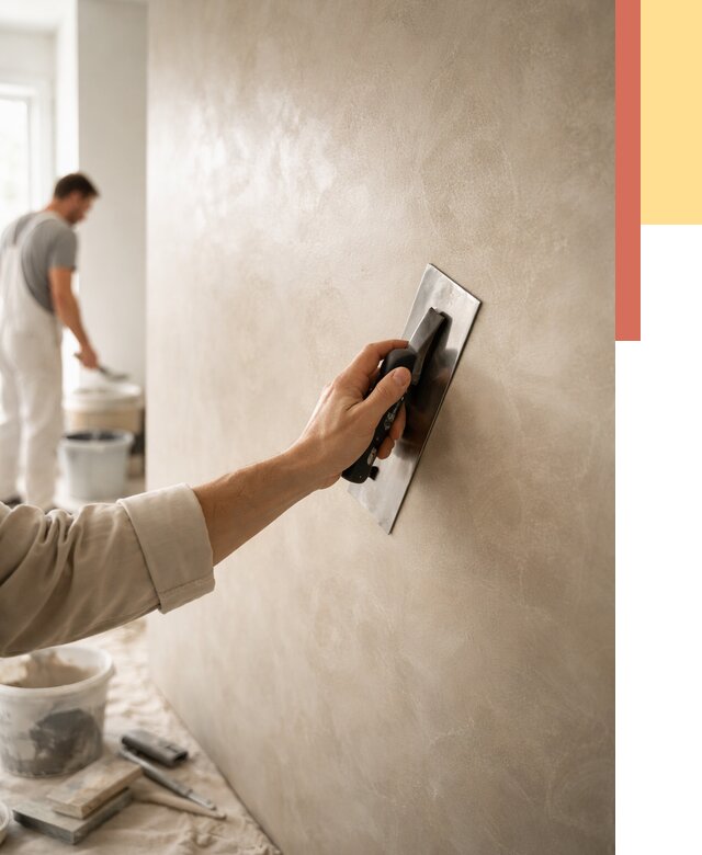 Венецианская штукатурка в Верхнем Уфалее от 3582 руб/м² — нанесение стен под ключ | ОТДЕЛОЧНИК-Врф