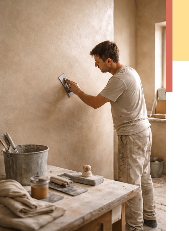Марокканская штукатурка таделакт в Верхнем Уфалее под ключ от 4298 руб. | ОТДЕЛОЧНИК-Врф