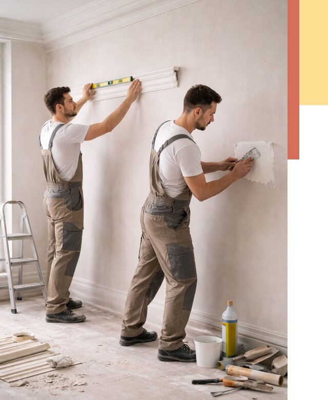 Монтаж лепнины на стены в Верхнем Уфалее от 4605 руб. — недорого, быстро | ОТДЕЛОЧНИК-Врф