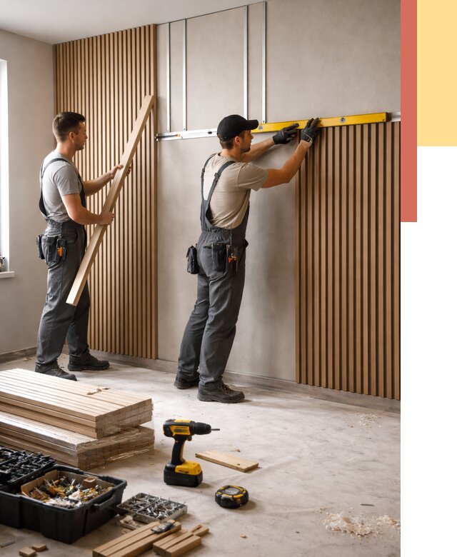 Монтаж реечных панелей на стены в Верхнем Уфалее от 1228 руб. — быстро и недорого | ОТДЕЛОЧНИК-Врф