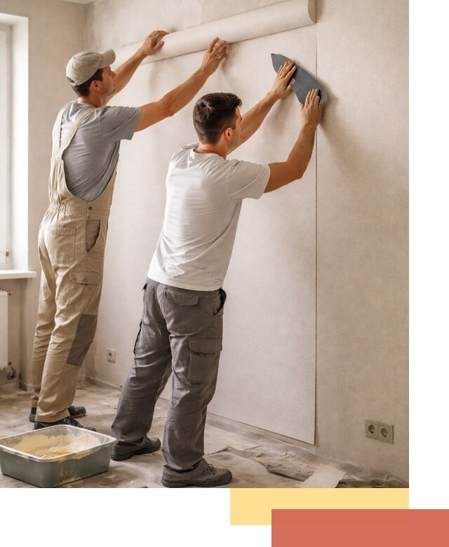 Поклейка виниловых обоев в Верхнем Уфалее профессионально и качественно