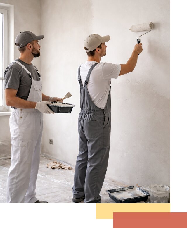 Покраска стен водоэмульсионной краской в Верхнем Уфалее