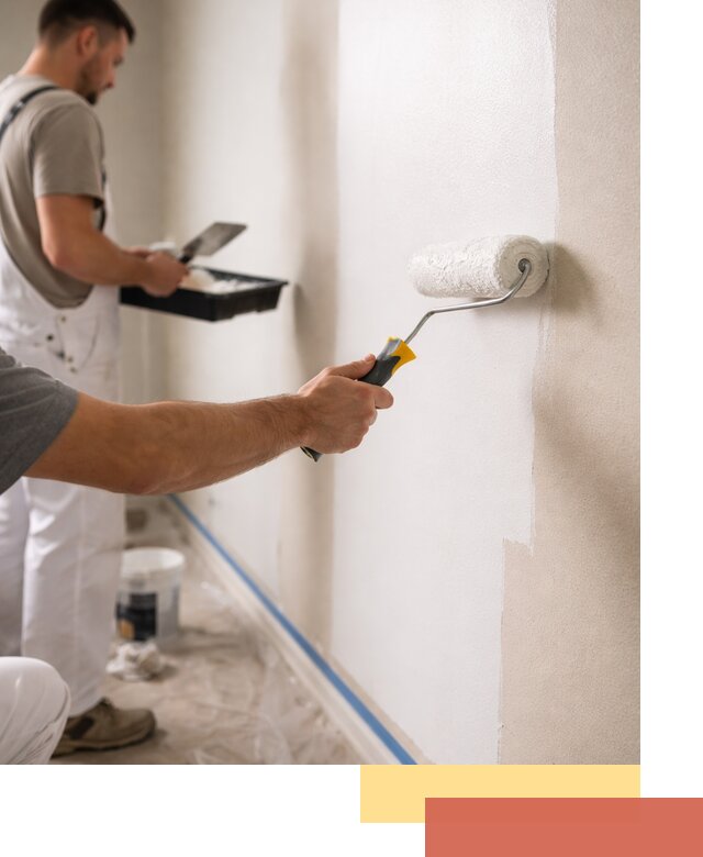 Покраска стен акриловой краской профессионально в Верхнем Уфалее