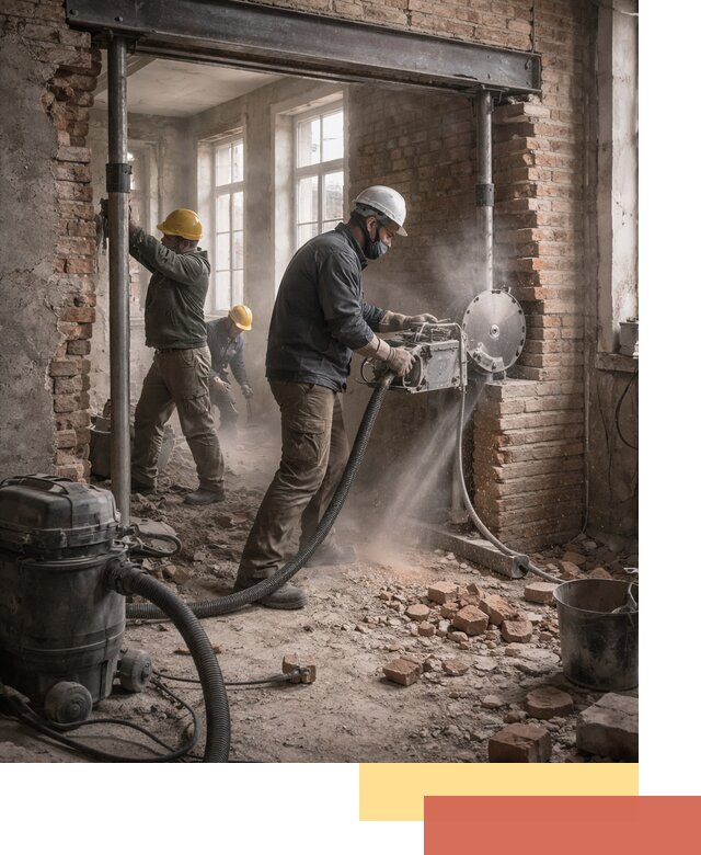 Прорезка проема в стене под дверной или оконный проем в Верхнем Уфалее