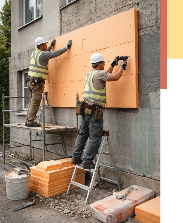 Утепление стен пеноплексом в Верхнем Уфалее от 1893 руб./м2 — быстро и недорого | ОТДЕЛОЧНИК-Врф