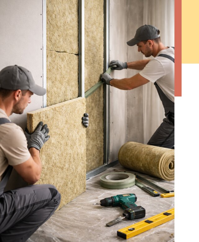 Шумоизоляция стен в Верхнем Уфалее под ключ от 1893 руб. | ОТДЕЛОЧНИК-Врф