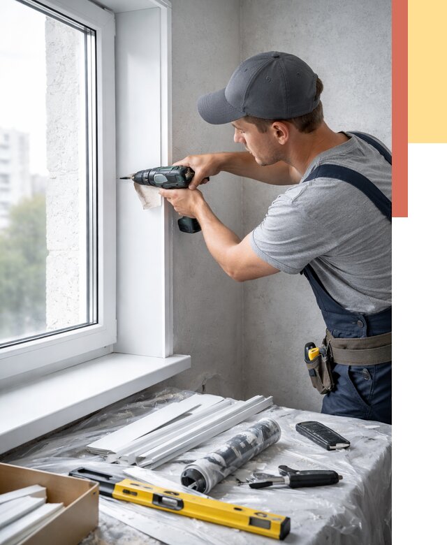 Установка пластиковых откосов в Верхнем Уфалее от 2303 руб. | ОТДЕЛОЧНИК-Врф монтаж, быстро и недорого