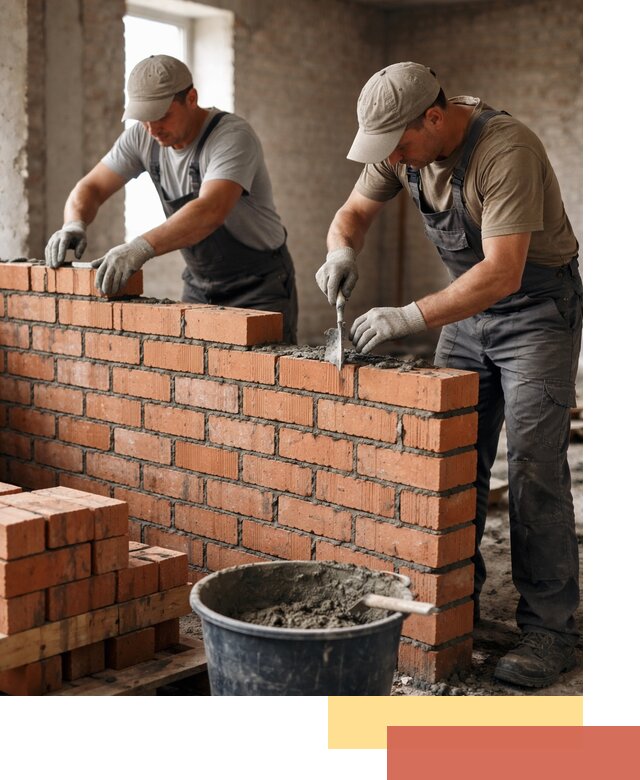 Кладка кирпичных перегородок под ключ в Верхнем Уфалее