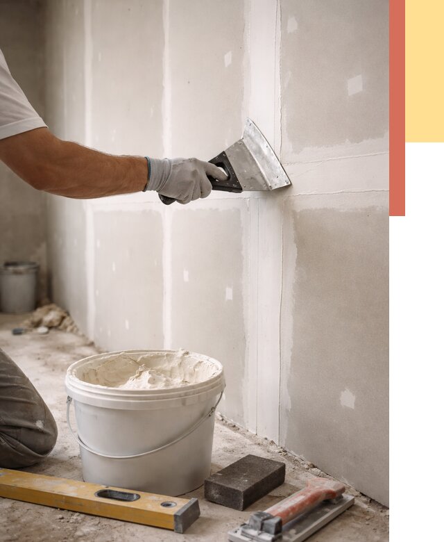 Шпаклевка перегородок из гипсокартона в Верхнем Уфалее от 2559 руб. — услуги ОТДЕЛОЧНИК-Врф