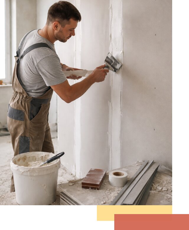 Шпаклевка перегородок из гипсокартона в Верхнем Уфалее качественно и быстро