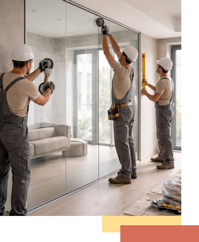 Перегородки из закаленного стекла в Верхнем Уфалее для офисов и квартир