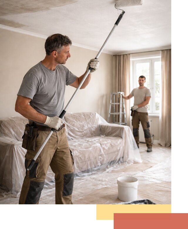 Грунтовка потолка в Верхнем Уфалее — подготовка под покраску и отделку