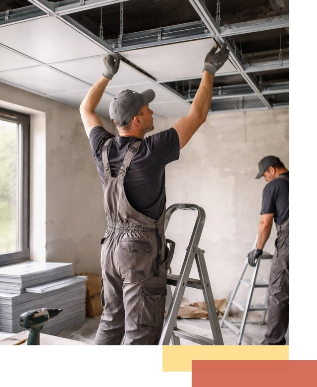 Монтаж кассетного потолка в Верхнем Уфалее качественно и быстро