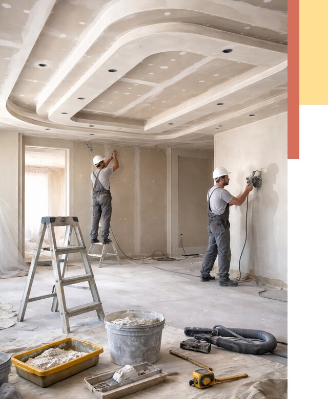 Многоуровневый потолок из гипсокартона в Верхнем Уфалее от 768 руб. под ключ | ОТДЕЛОЧНИК-Врф