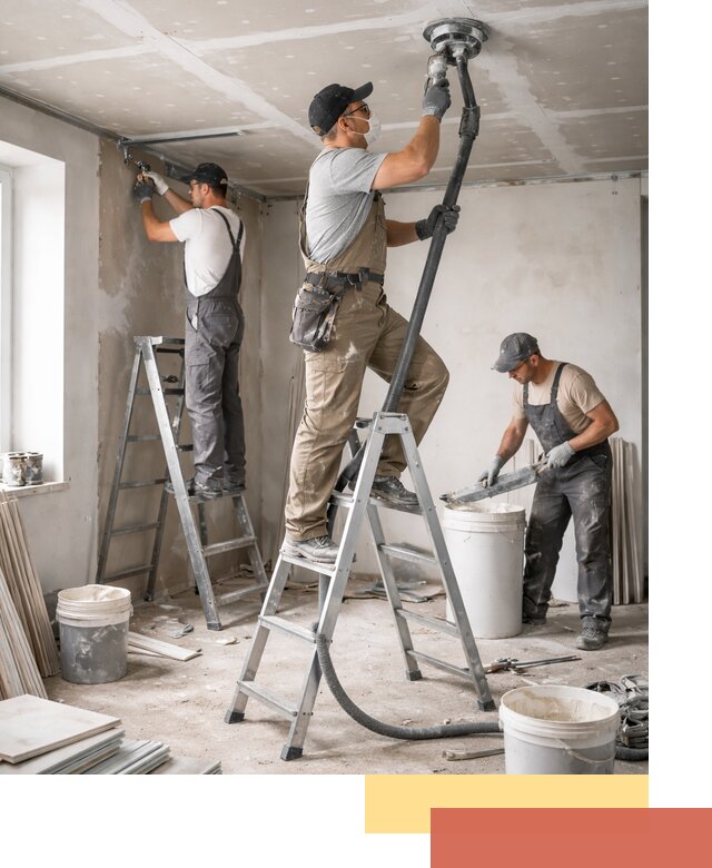 Ремонт потолка из гипсокартона в Верхнем Уфалее: быстрый и качественный монтаж