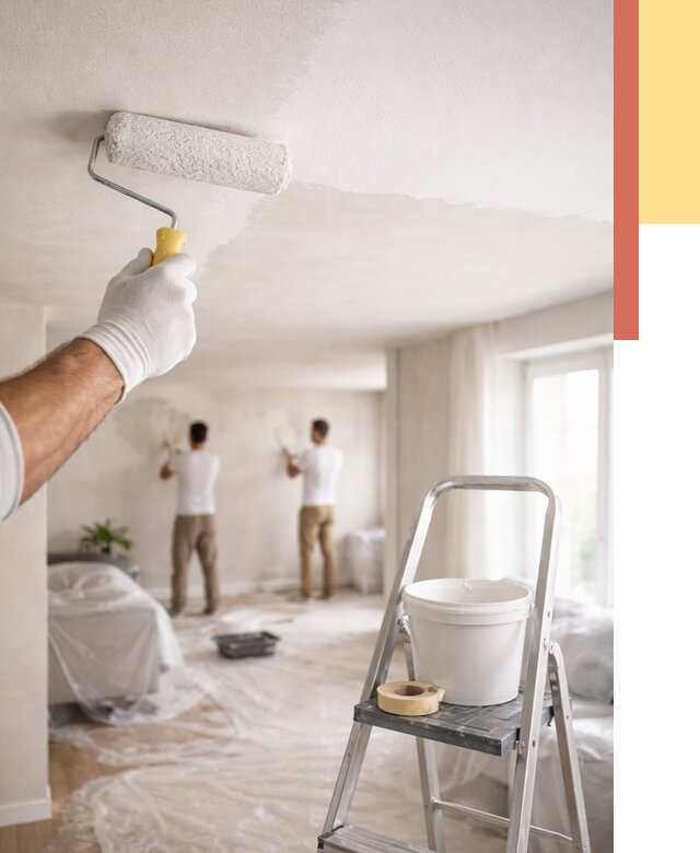 Покраска потолка акриловой краской в Верхнем Уфалее от 2559 руб. | ОТДЕЛОЧНИК-Врф