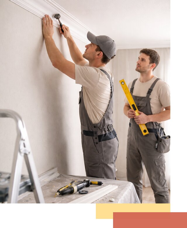 Монтаж потолочного плинтуса в Верхнем Уфалее качественно и быстро