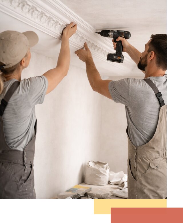 Профессиональный монтаж лепнины на потолок в Верхнем Уфалее