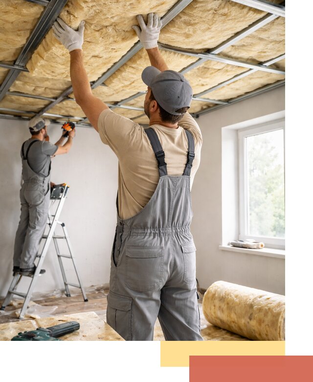 Утепление потолка под ключ в Верхнем Уфалее качественно и быстро