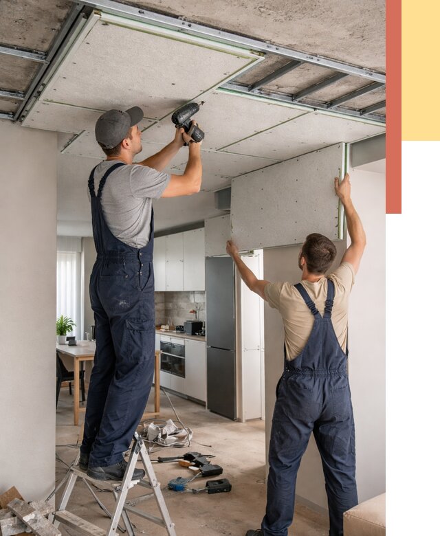 Шумоизоляция потолка панелями зипс в Верхнем Уфалее от 1893 руб. под ключ | ОТДЕЛОЧНИК-Врф